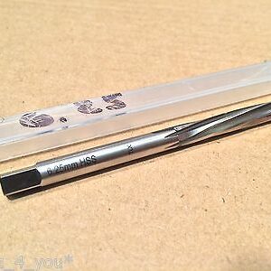 New Toolex HSS 6.25mm Hand Reamer In Box R563