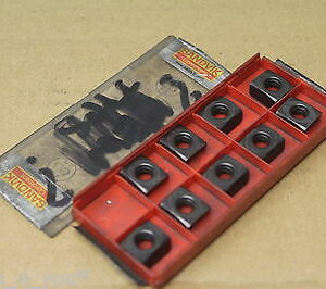 9x New Sandvik N260.8-1204-L 3020 Carbide Inserts For Milling CI245