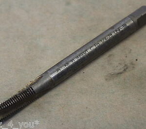 HSS 1/4" x 28 Tpi UNF Wire Insert Slow Spiral Flute Machine Tap HC172