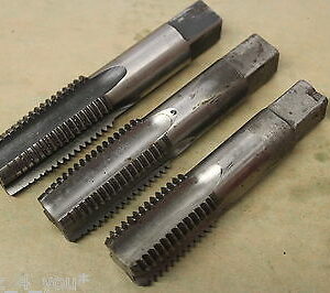 HSS 1 1/4" x 7 Tpi BSW Taper, Second & Plug Hand Taps ET2056