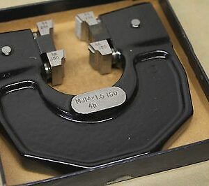 MJ14 x 1.5 4H 6H Knife Edge Adjustable Screw Thread Caliper Gauge ME1237