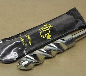 New REX 24mm x 160mm TCT Masonry Drill Bit 1/2" Parallel Shank
