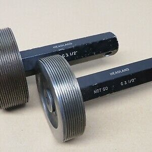 Headland 3 1/2" x 11 Tpi BSP GO & NOGO Screw Thread Plug Gauge ME2712