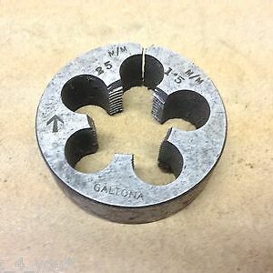 Galtona M25 x 1.50 Metric Fine 2 1/4" OD Die In Wax (v)