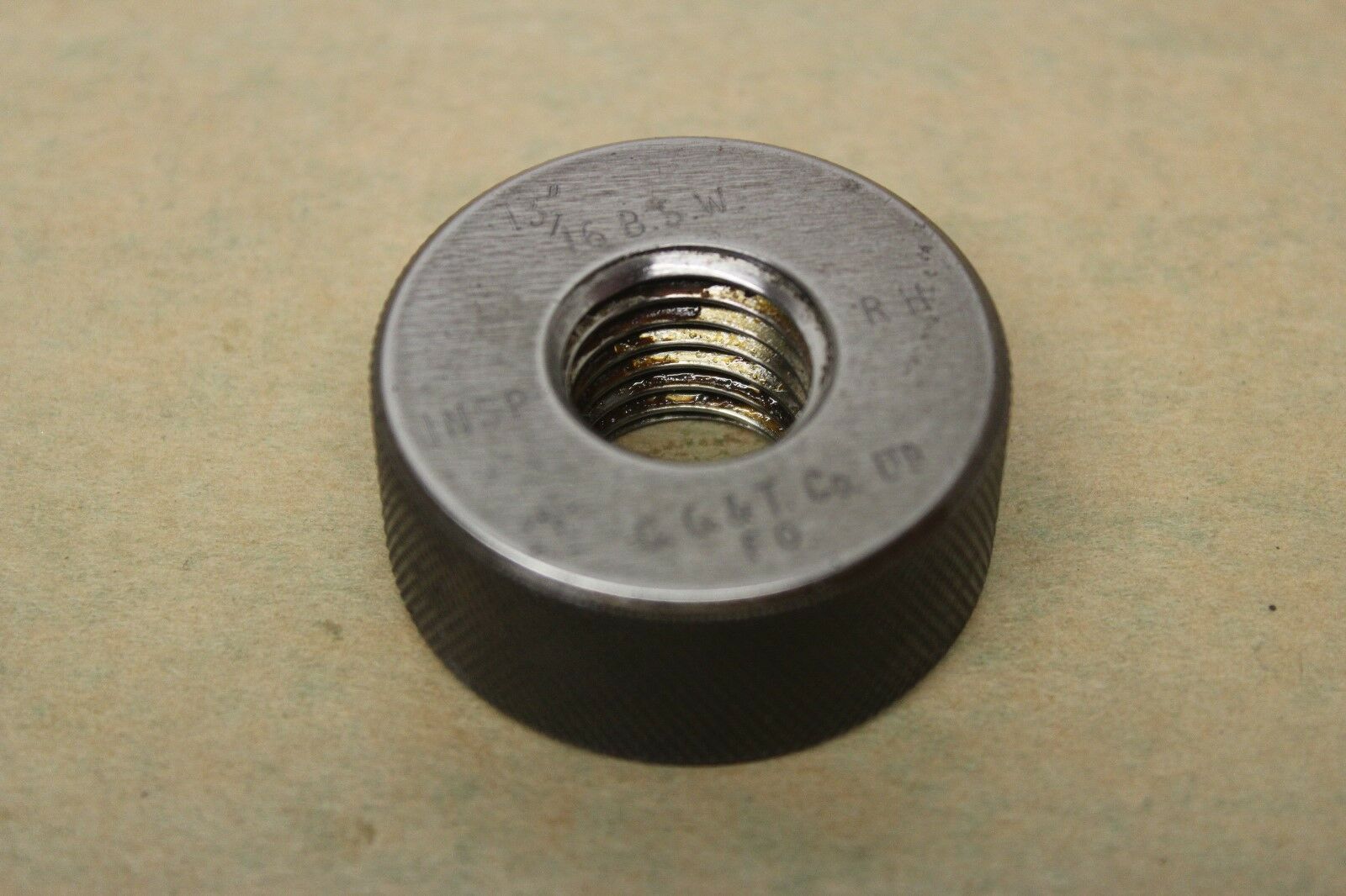 C G & T Co LTD 13/16" x 10 Tpi BSW GO Screw Thread Ring Gauge ME859