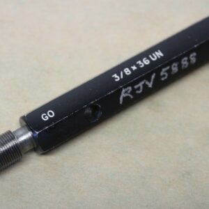 Headland 3/8" x 36 UN 2B GO Screw Thread Plug Gauge ME1185