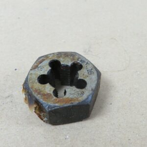 Presto 9/16" x 16 Tpi BSF Left Hand Die Nut 1.3" AF New In Wax
