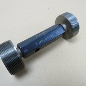 Headland 2 3/8" x 12 UN 2B GO NOGO Screw Thread Plug Gauge ME3411