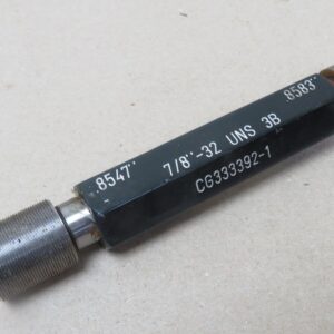 Coventry Gauge 7/8" x 32 UNS 3B GO NOGO Screw Thread PLUG GAUGE ME3883