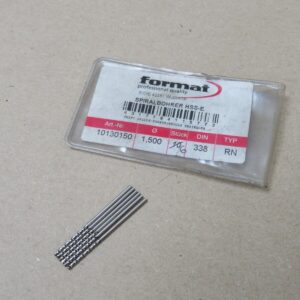 Format 1.5mm HSS Jobber Drill x 6 Din 338