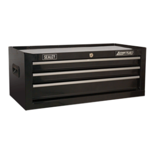 American PRO® Mid-Box Tool Chest 3 Drawer - Black