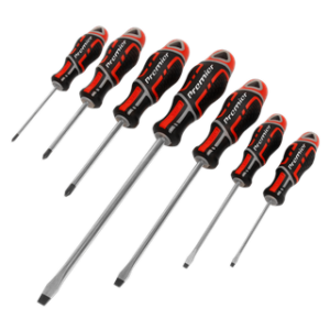 Sealey Premier GripMAX® Screwdriver Set 7pc - Red