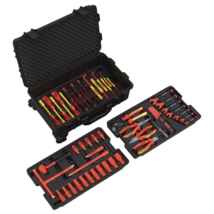 Sealey Premier Insulated Tool Kit 3/8"Sq Drive 1000V 50pc - VDE Approved